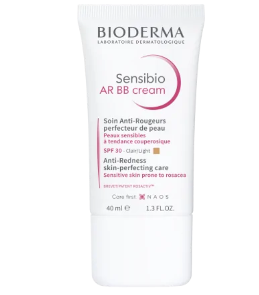 BIODERMA SENSIBIO AR BB CREAM CLAIR SOIN ANTI-ROUGEURS SPF30 PERFECTEUR DE PEAU 40 ML