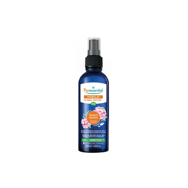 PURESSENTIEL HYDROLAT BIO - GÉRANIUM 200ML